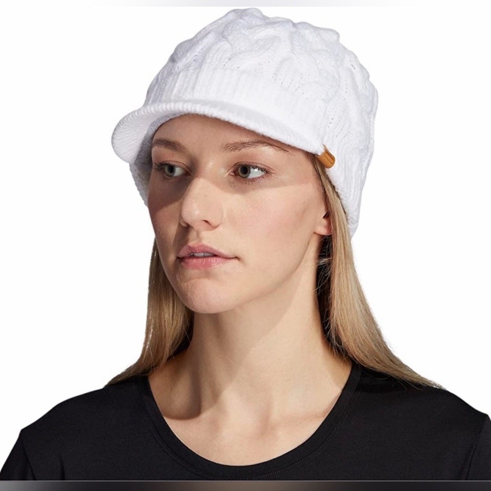 Adidas Crystal Brimmed Knit Beanie Hat